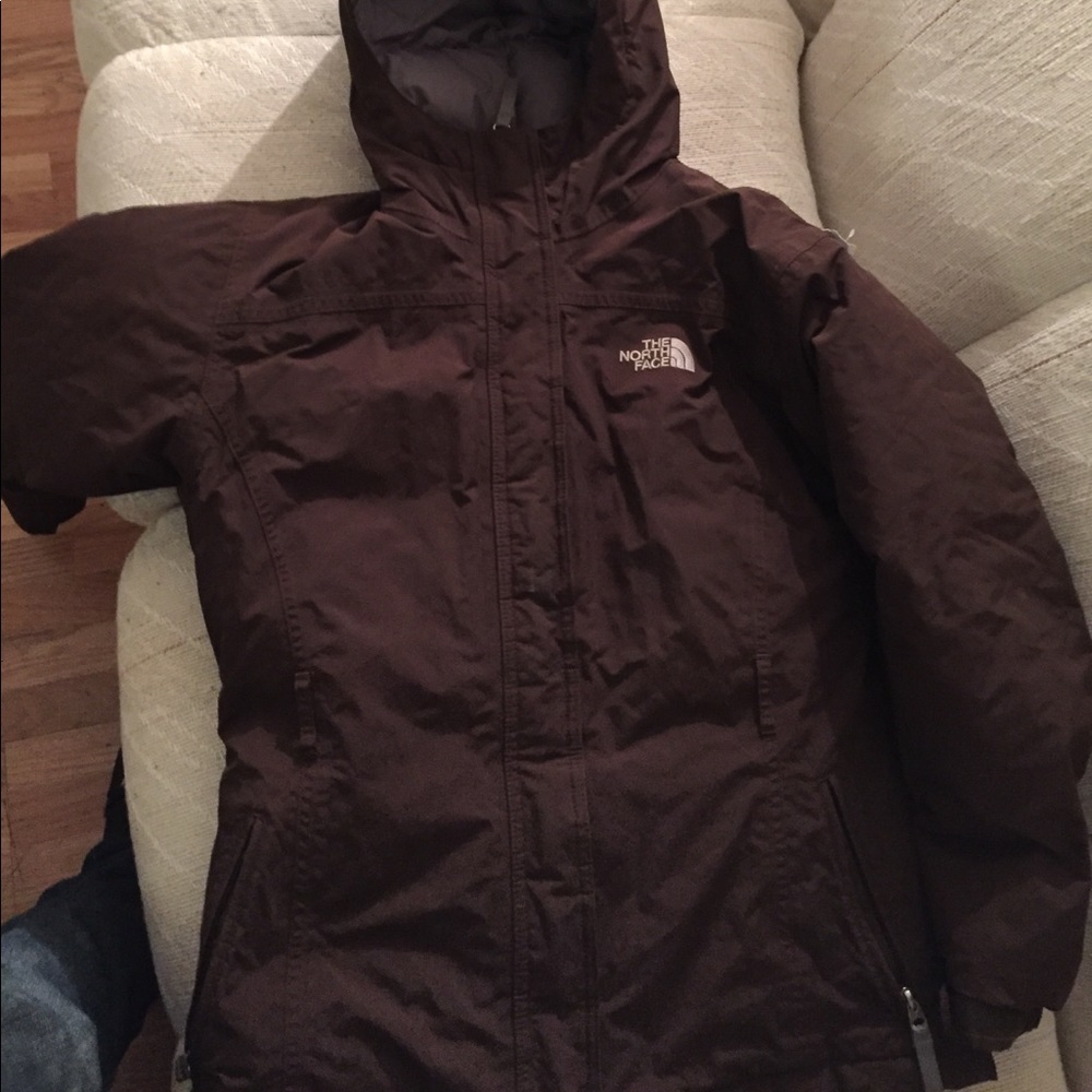 Brown women's Northface jacket