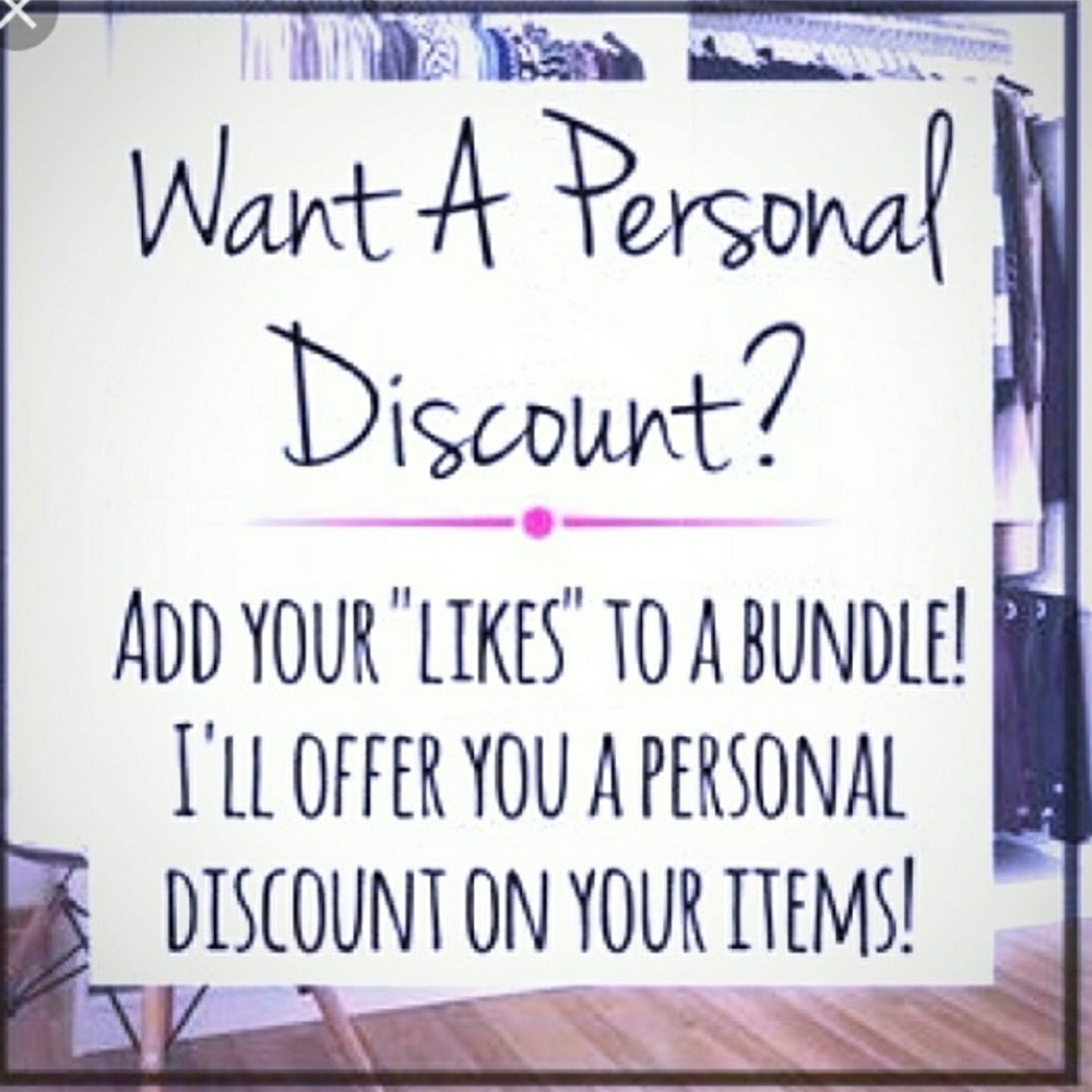 Bundle your likes and I'll send you an offer!
