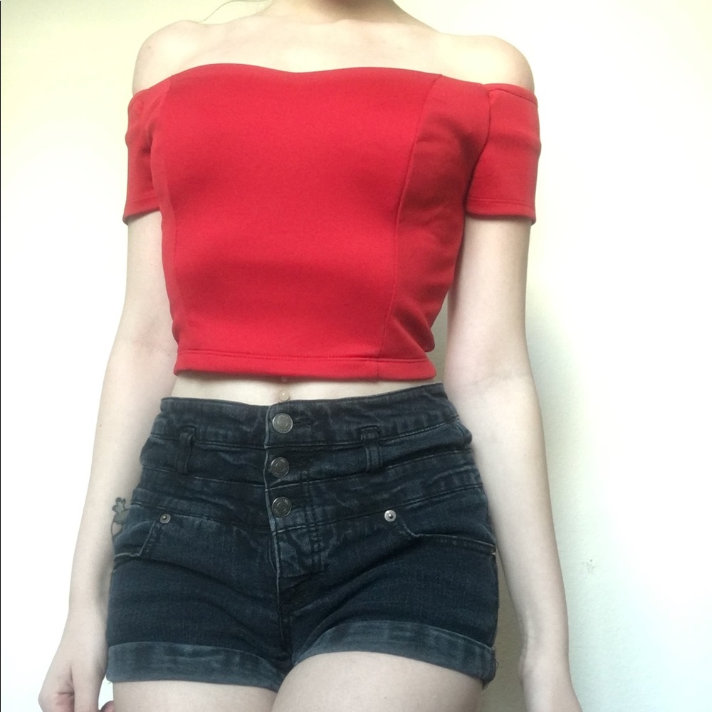 EUC Red Crop Top