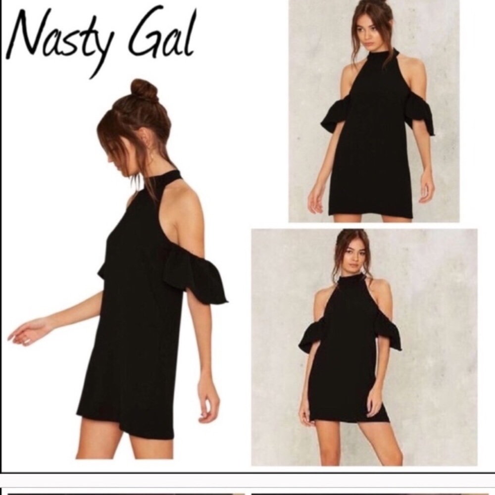 Cold shoulder dress