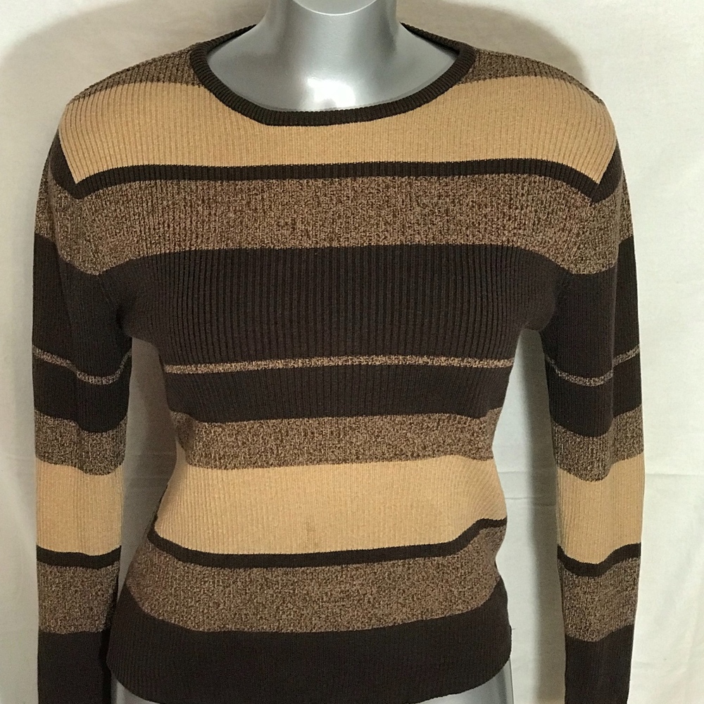 Carolyn Taylor Women's Brown Sweater - Medium