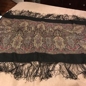 NWT Paisley & Animal Print Scarf