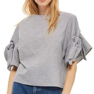 Topshop striped bow sleeve *just reduced*