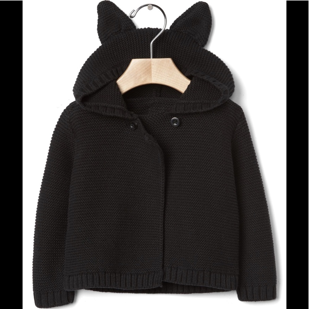 GAP Black Cat Sweater