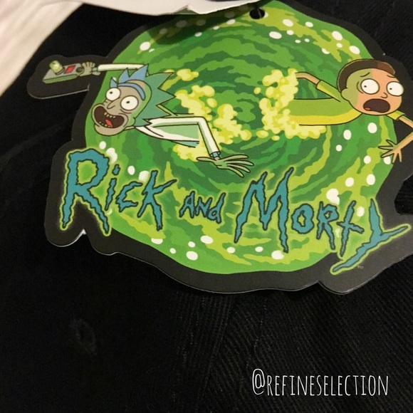 Rick And Morty Szechuan Sauce Black Dad Hat Cap - Picture 4 of 7