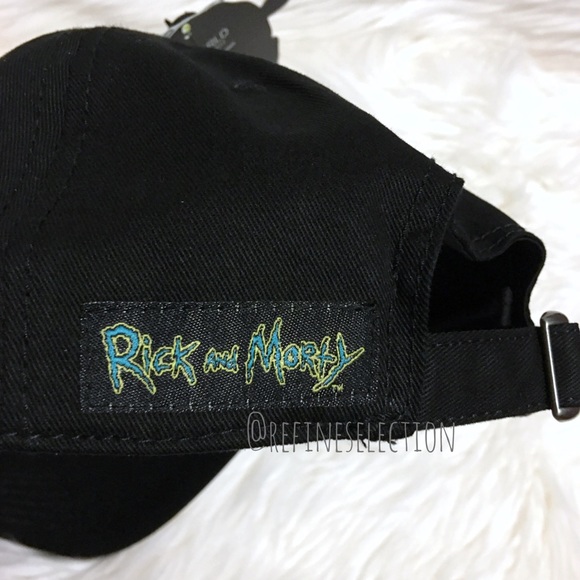 Rick And Morty Szechuan Sauce Black Dad Hat Cap - Picture 5 of 7