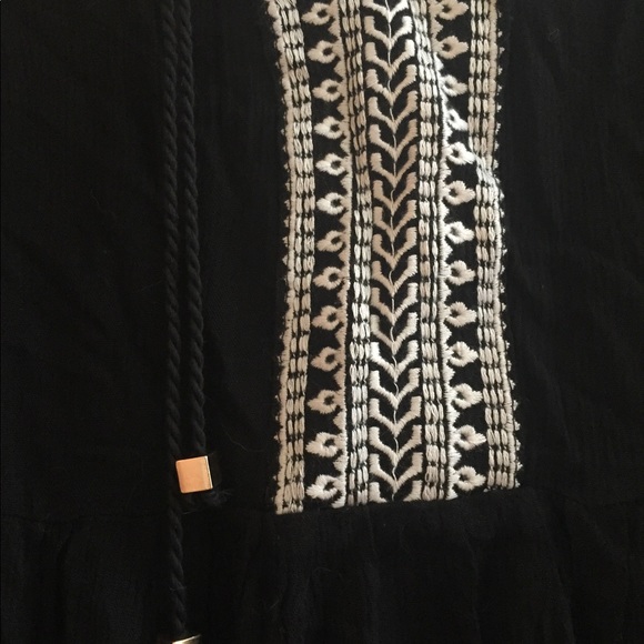 Lulus Black Boho Mini Dress - Picture 3 of 5