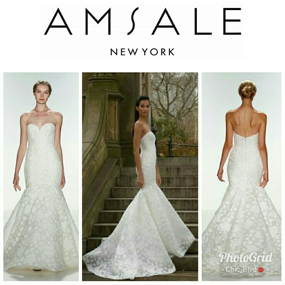 💕🚫SOLD🚫Amsale Aida Wedding Dress - Picture 1 of 8
