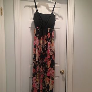 floral maxi dress