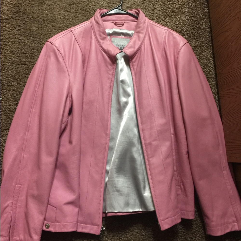 Wilson leather coat size 2x