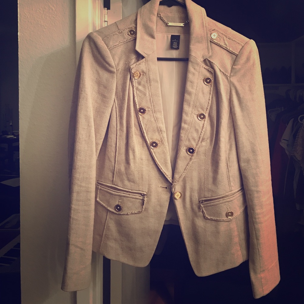 Cream blazer