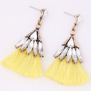 //Infery// Boho tassel drop statement earrings