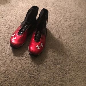 Under Armour Highlight cleats (Rubber bottoms)