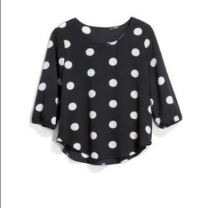 kaileigh aldama scoop neck blouse