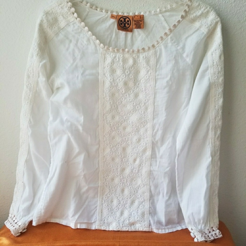 Tory Burch embroidered tunic.