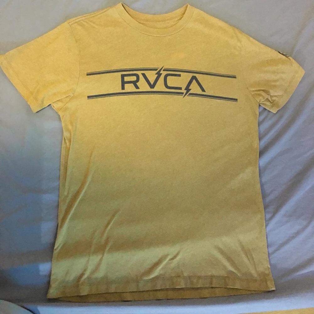 Dark yellowish brown RVCA t shirt