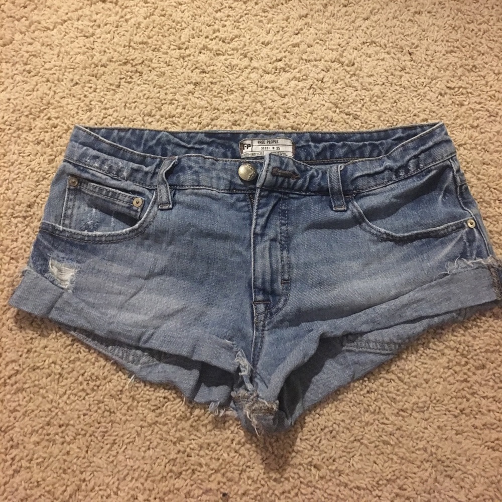 Free people bandit Jean short