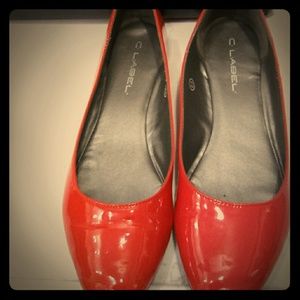 Red Pin Up Flats