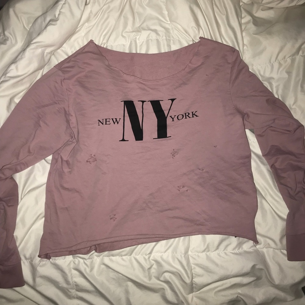 Crop sweater