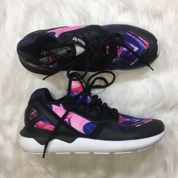 adidas Shoes - Adidas Tubular Runner Purple Black Pink Sneakers