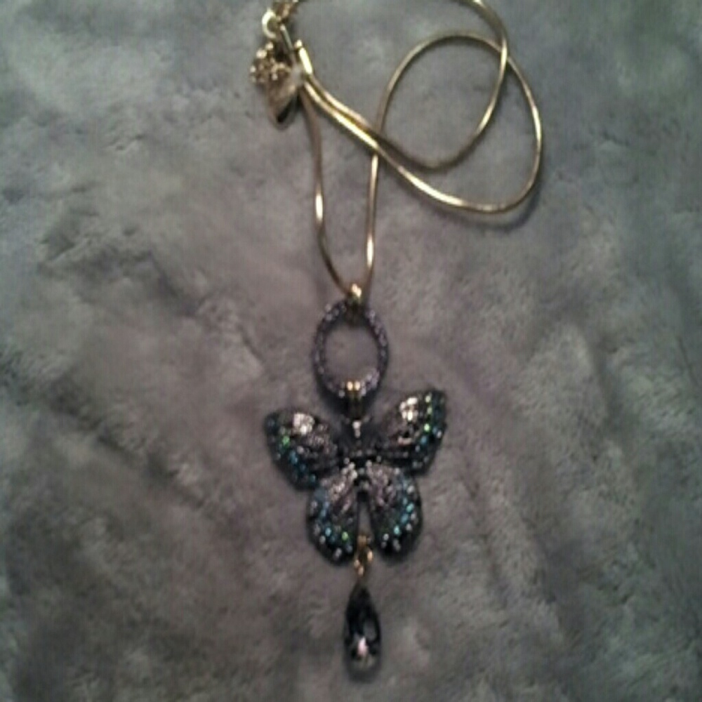 Betsey Johnson Butterfly necklace 10% off