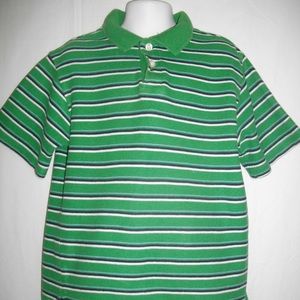 Green Cherokee Boys Stripes Polo Cotton Shirt XS