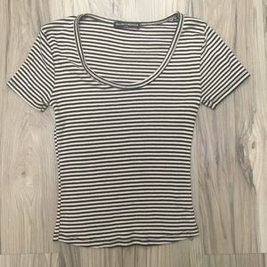 LIKE NEW Brandy Melville striped shirt