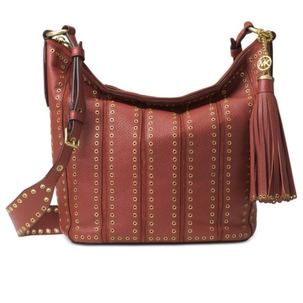 NWT Michael Kors Brooklyn Grommet Bag