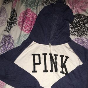 VS PINK zip up hoodie