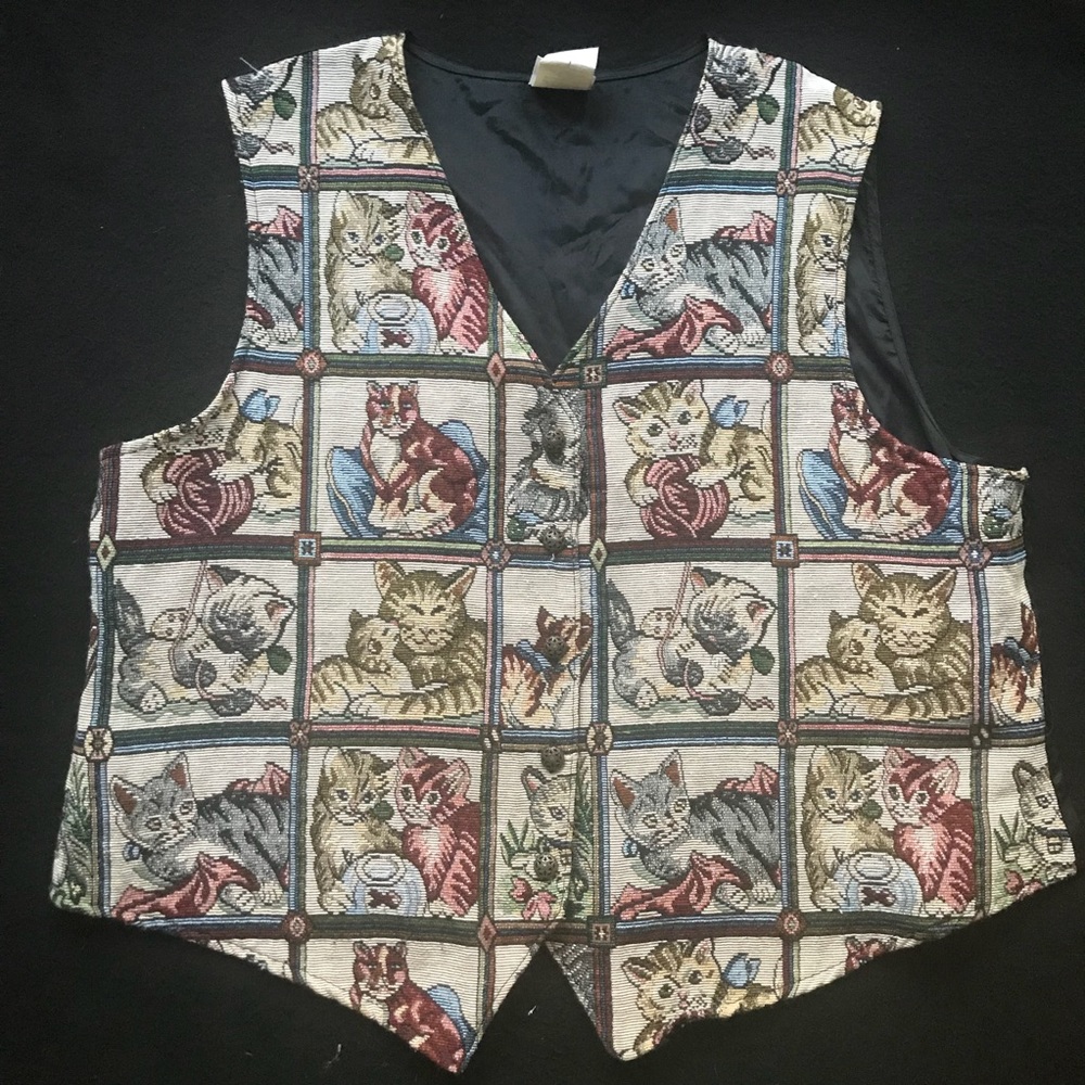 Bobby Brooks *Vintage* Cat Vest