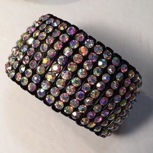 Fashion AB Crystal/Black bracelet