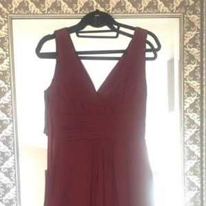 Bill Levkoff Style 768 Bridesmaid in Wine Chiffon