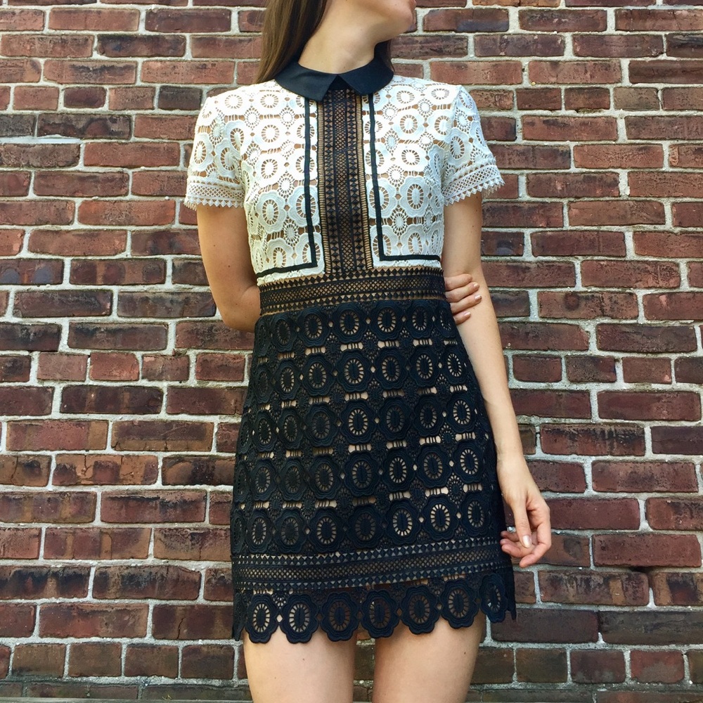 SOLD Authentic Self Portrait Felicia dress lace