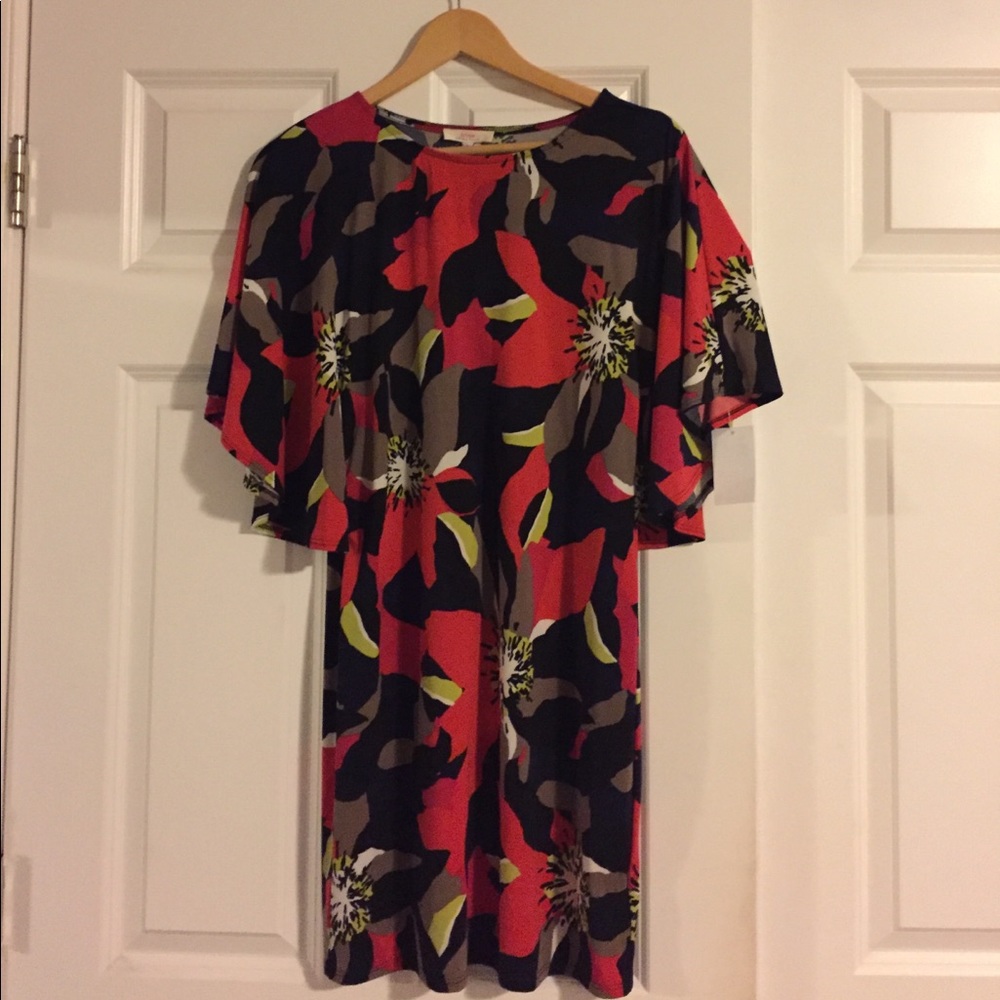 New floral kimono style shift dress Trina Turk