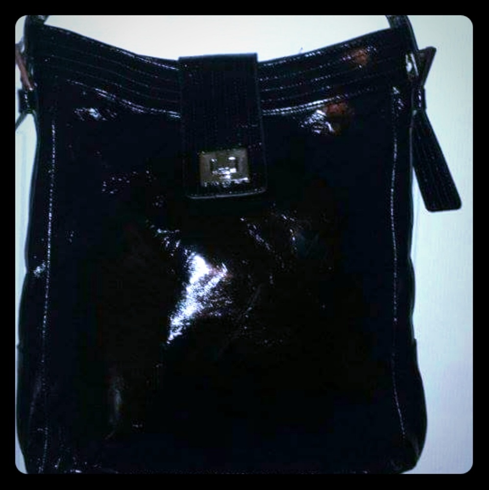 Tall Patent Leathe bag. Beautiful! NWOT
