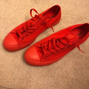 All Red Converse *NEW*
