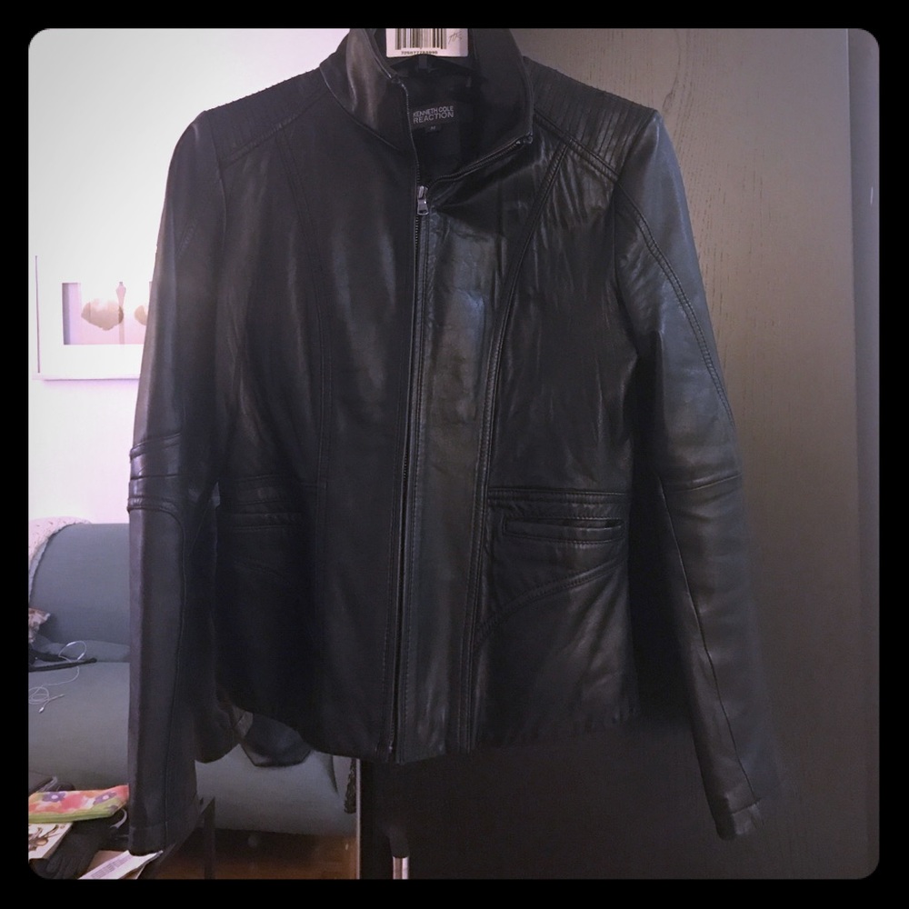 Black Leather Motorcycle Jacket