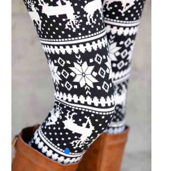 Pants - Last pair! 🎄New Item🎄High waist Xmas leggings