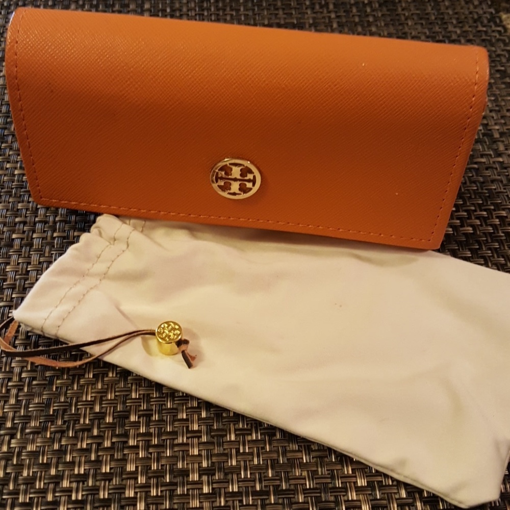 Tory Burch sunglass case and bag