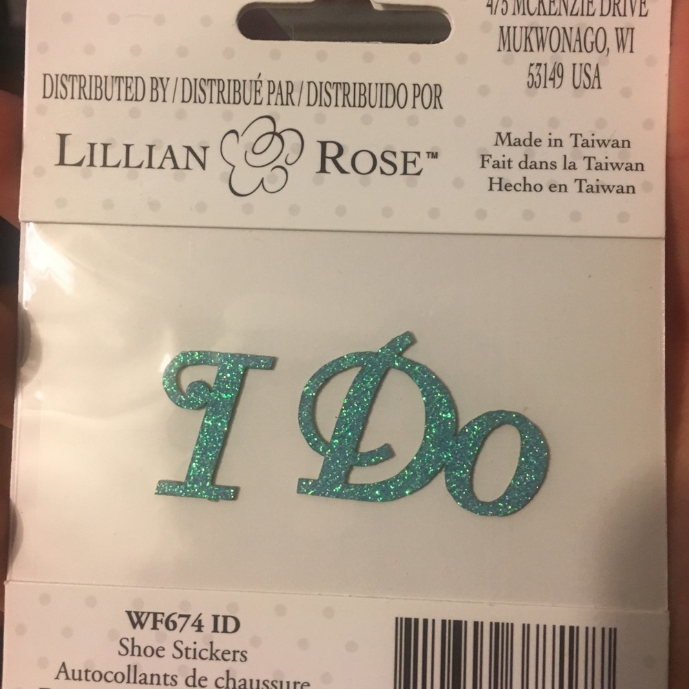 I Do shoe stickers