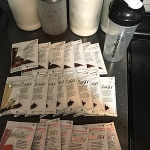 Shakeology with shaker cup