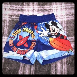 Disney Baby Boy Blue Swim Trunks Size 3-6 Months
