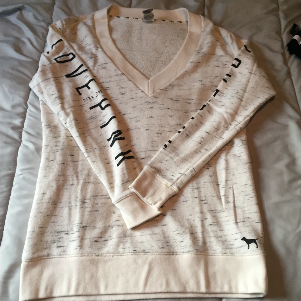 VS pink oversized sweater