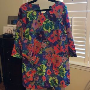 J.Crew floral tunic/ dress.