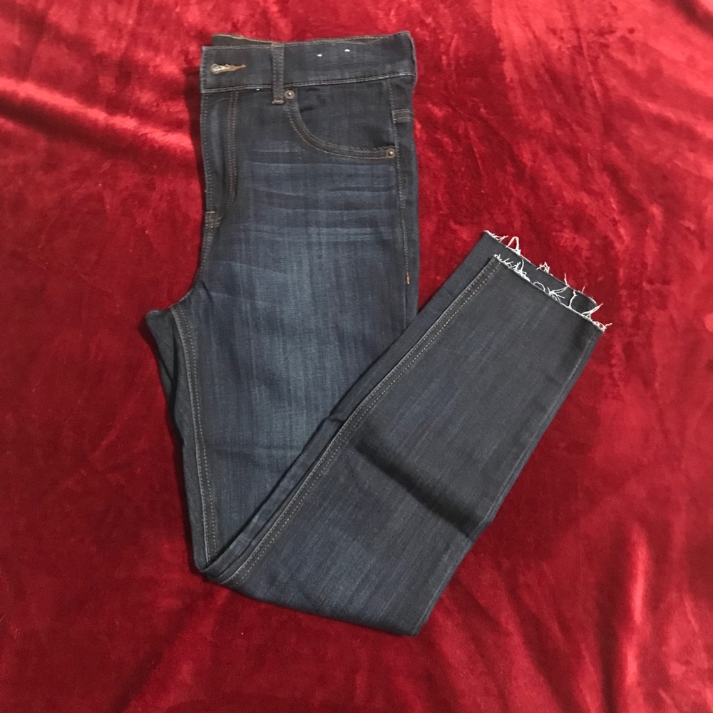 Express Cropped high rise jeans