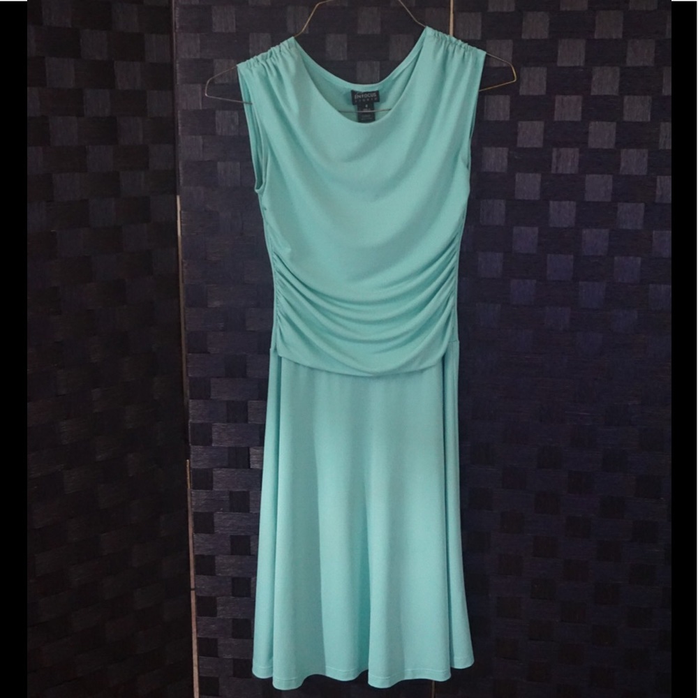 Mint green dress