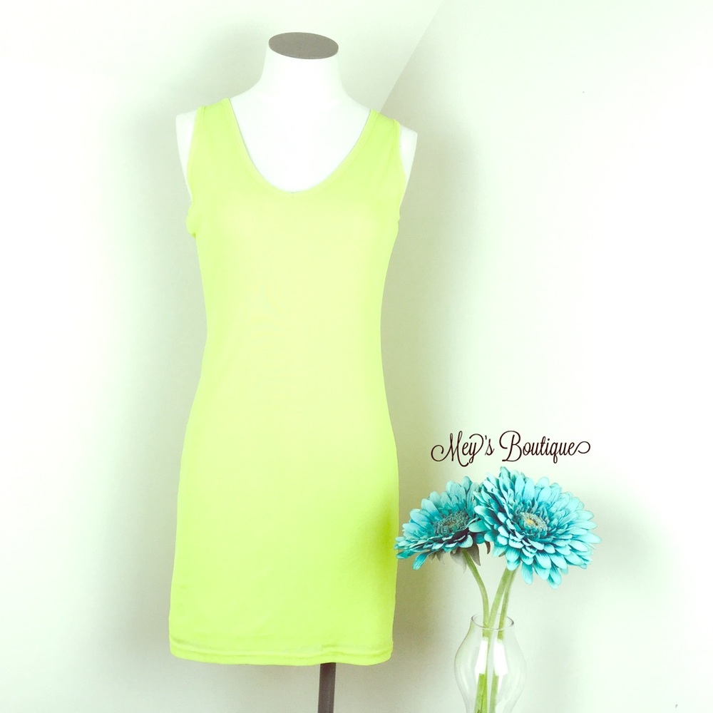 ⭐️Millau Gorgeous Bright Yellow Mesh Tank⭐️