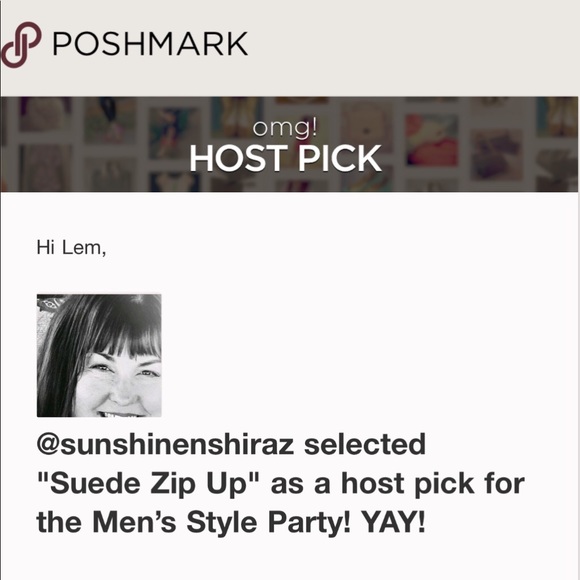 ◾️HP◾️Suede Zip Up - Picture 4 of 4