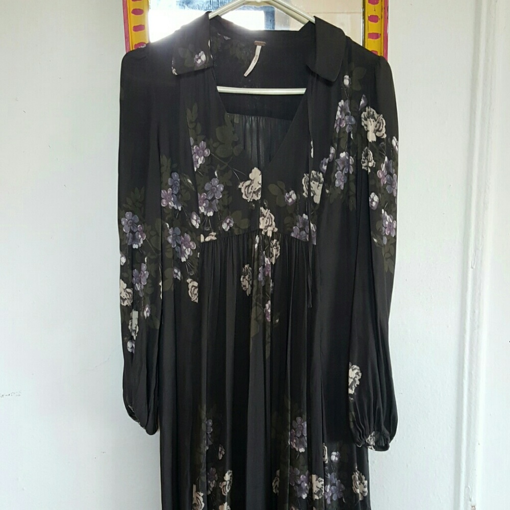 *Final reduction* Free People Olive Colored Dress