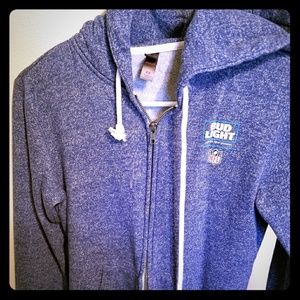 Bud Light zip up sweatshirt
